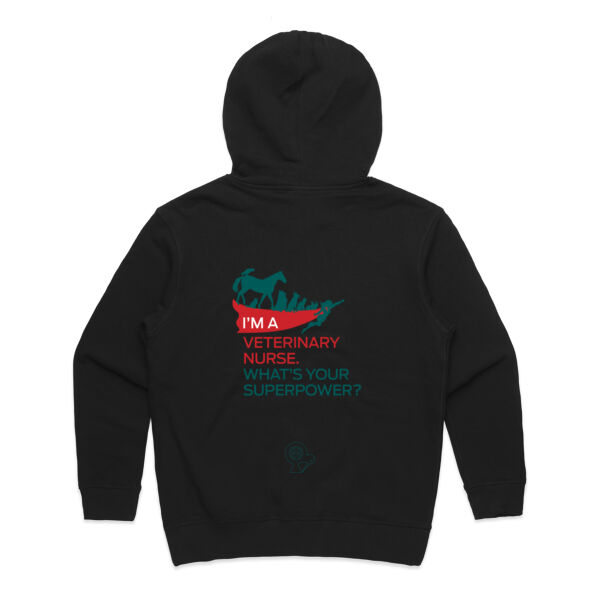 Superhero VN - Womens Premium Hood Thumbnail